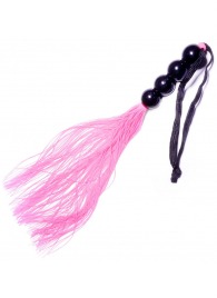 Розовая силиконовая плеть - 35,5 см. - Boys of Toys - купить с доставкой во Владикавказе