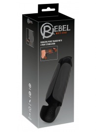 Черный вибромастурбатор с трехточечной стимуляцией Penis Trainer with 3 Point Stimulation - Orion - во Владикавказе купить с доставкой