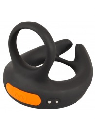 Черный вибростимулятор мошонки RC Scrotum Stimulator with Vibration - Orion - во Владикавказе купить с доставкой