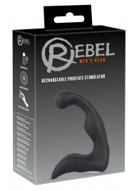 Черный перезаряжаемый стимулятор простаты с вибрацией - 14,6 см. - Orion - во Владикавказе купить с доставкой