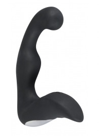 Черный перезаряжаемый стимулятор простаты с вибрацией - 14,6 см. - Orion - во Владикавказе купить с доставкой