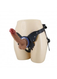 Поясной страпон Wells: трусики в форме бабочки и фаллоимитатор-насадка - Baile - купить с доставкой во Владикавказе