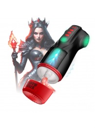 Интерактивный мастурбатор Raven с вакуумом, вибрацией и подсветкой - Shots Media BV - во Владикавказе купить с доставкой