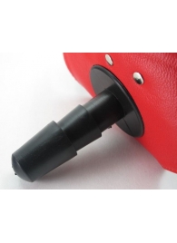 Красные трусики со штырьком для насадки - БДСМ Арсенал - купить с доставкой во Владикавказе