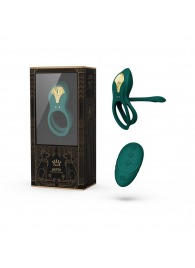 Зеленое эрекционное виброкольцо Bayek с пультом ДУ - Zalo - во Владикавказе купить с доставкой