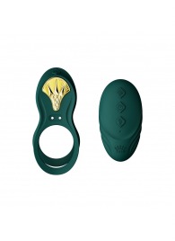 Зеленое эрекционное виброкольцо Bayek с пультом ДУ - Zalo - во Владикавказе купить с доставкой