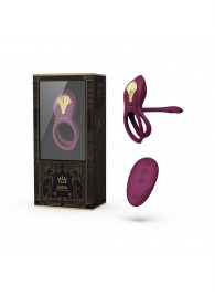 Фиолетовое эрекционное виброкольцо Bayek с пультом ДУ - Zalo - во Владикавказе купить с доставкой