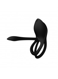 Черное эрекционное виброкольцо Bayek с пультом ДУ - Zalo - во Владикавказе купить с доставкой