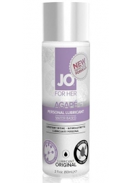 Лубрикант на водной основе для женщин JO AGAPE LUBRICANT ORIGINAL - 60 мл. - System JO - купить с доставкой во Владикавказе