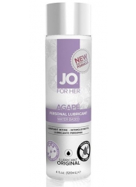 Женский лубрикант на водной основе JO AGAPE LUBRICANT ORIGINAL - 120 мл. - System JO - купить с доставкой во Владикавказе