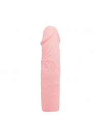 Удлиняющая насадка на пенис телесного цвета - 18 см. - Baile - во Владикавказе купить с доставкой