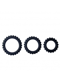 Набор из 3 ребристых эреционных колец TITAN - Baile - во Владикавказе купить с доставкой