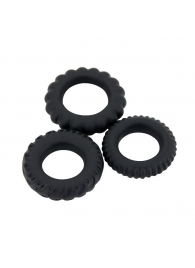 Набор Titan из 3 эрекционных колец, имитирующих автомобильные шины - Baile - во Владикавказе купить с доставкой