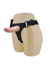 Реалистичный страпон-фаллоимитатор на трусиках Ultra Passionate Harness - 15 см. - Baile - купить с доставкой во Владикавказе