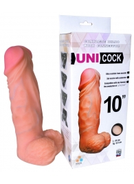 Фаллическая насадка Харнесс UNICOCK 10  - 25 см. - LOVETOY (А-Полимер) - купить с доставкой во Владикавказе