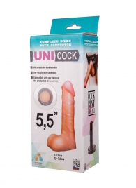 Фаллическая насадка Харнесс UNICOCK 5,5  - 17 см. - LOVETOY (А-Полимер) - купить с доставкой во Владикавказе