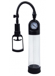 Чёрная вакуумная помпа A-toys с манометром и прозрачной колбой - A-toys - во Владикавказе купить с доставкой