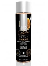 Лубрикант с ароматом крем-брюле JO GELATO CREME BRULEE - 120 мл. - System JO - купить с доставкой во Владикавказе