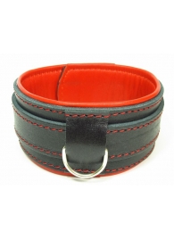 Ошейник с красным подкладом - БДСМ Арсенал - купить с доставкой во Владикавказе