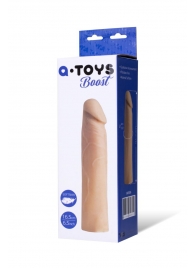 Реалистичная насадка с ярко выраженной головкой - 16,5 см. - A-toys - во Владикавказе купить с доставкой