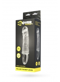 Прозрачная насадка с петлёй для фиксации - 14 см. - ToyFa - во Владикавказе купить с доставкой