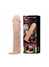 Телесная удлиняющая насадка с подхватом - 18 см. - Baile - во Владикавказе купить с доставкой