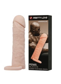 Удлиняющая насадка Medium с подхватом мошонки - 16 см. - Baile - во Владикавказе купить с доставкой