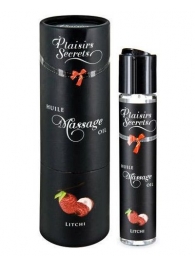 Массажное масло с ароматом личи Huile de Massage Gourmande Litchi - 59 мл. - Plaisir Secret - купить с доставкой во Владикавказе