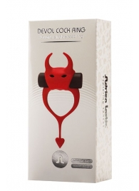 Красное эрекционное кольцо в форме дьяволенка DEVOL COCKRING - Adrien Lastic - во Владикавказе купить с доставкой