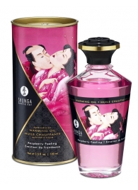 Массажное интимное масло с ароматом малины - 100 мл. - Shunga - купить с доставкой во Владикавказе