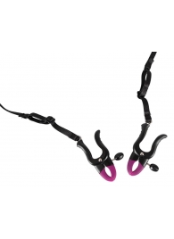 Трусики с зажимами для половых губ и бусинками для массажа промежности - Orion - купить с доставкой во Владикавказе