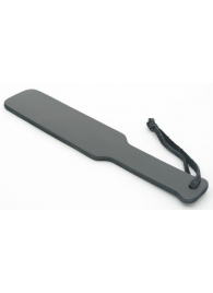 Чёрная кожаная пхопушка - 30,5 см. - БДСМ Арсенал - купить с доставкой во Владикавказе