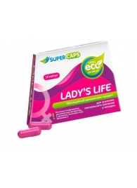 Возбуждающие капсулы Ladys Life - 14 капсул (0,35 гр.) - SuperCaps - купить с доставкой во Владикавказе