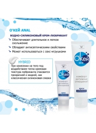 Крем-лубрикант  Окей Anal  - 15 гр. - Биоритм - купить с доставкой во Владикавказе