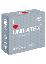 Презервативы с точками Unilatex Dotted - 3 шт. - Unilatex - купить с доставкой во Владикавказе