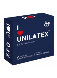 Ультрапрочные презервативы Unilatex Extra Strong - 3 шт. - Unilatex - купить с доставкой во Владикавказе