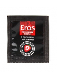 Пробник массажного масла с ароматом земляники Eros fantasy - 4 гр. - Биоритм - купить с доставкой во Владикавказе