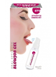 Увлажняющий гель для орального секса с ароматом клубники - 50 мл. - Ero - купить с доставкой во Владикавказе