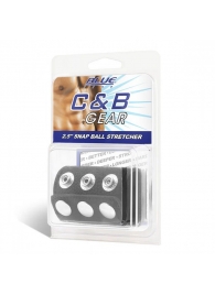 Утяжка на пенис на кнопочках 100% PVC STRAP WITH METAL SNAP - BlueLine - купить с доставкой во Владикавказе