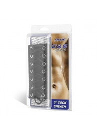 Сбруя на член на шнуровке 5  Cock Sheath - BlueLine - купить с доставкой во Владикавказе