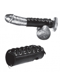 Сбруя на член на шнуровке 5  Cock Sheath - BlueLine - купить с доставкой во Владикавказе