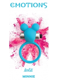 Голубое эрекционное виброколечко Emotions Minnie Breeze - Lola Games - во Владикавказе купить с доставкой