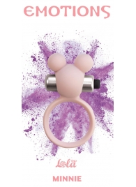 Розовое эрекционное виброколечко Emotions Minnie Light pink - Lola Games - во Владикавказе купить с доставкой