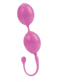 Розовые каплевидные вагинальные шарики L amour Premium Weighted Pleasure System - California Exotic Novelties