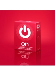 Супертонкие презервативы ON) Super Thin - 3 шт. - ON) - купить с доставкой во Владикавказе