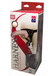 Универсальный пояс премиум класса (S) с 2 насадками - LOVETOY (А-Полимер) - купить с доставкой во Владикавказе