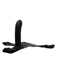 Страпон на эластичных ремнях Ultra Harness Karin Dildo - 16,8 см. - Baile - купить с доставкой во Владикавказе
