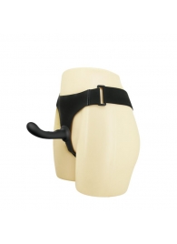 Страпон с изогнутой головкой Ultra Harness Curvy Dildo - 15,8 см. - Baile - купить с доставкой во Владикавказе