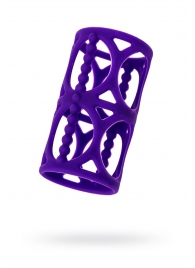 Фиолетовая насадка-сетка на член - A-toys - во Владикавказе купить с доставкой