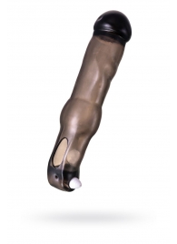 Закрытая фаллическая насадка на пенис с кольцом для фиксации  вибропулей - ToyFa - во Владикавказе купить с доставкой